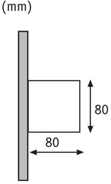 Paulmann 18000 - 2xLED/3W IP65 Applique da esterno CYBO 230V grigia