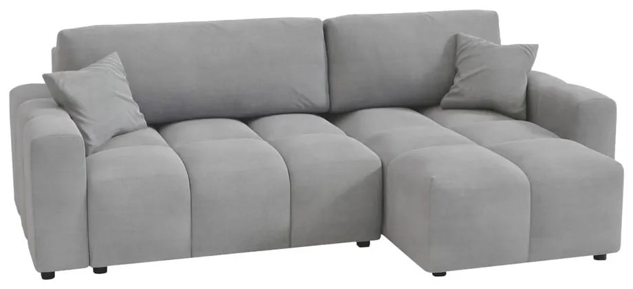 Divano angolare variabile grigio chiaro Luki - Ropez