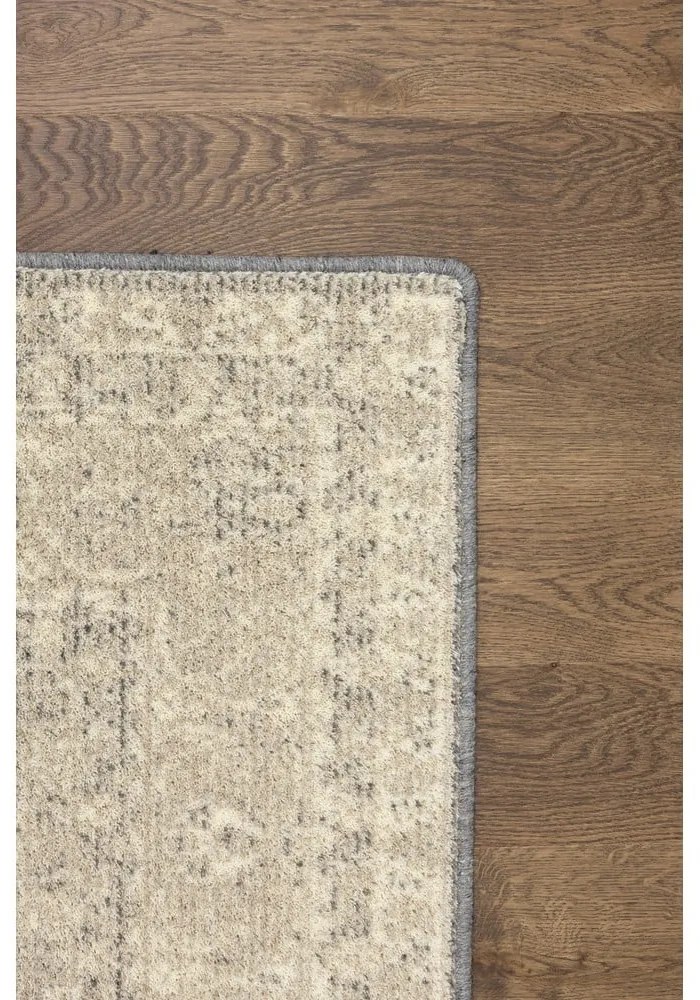 Tappeto in lana beige 133x180 cm William - Agnella