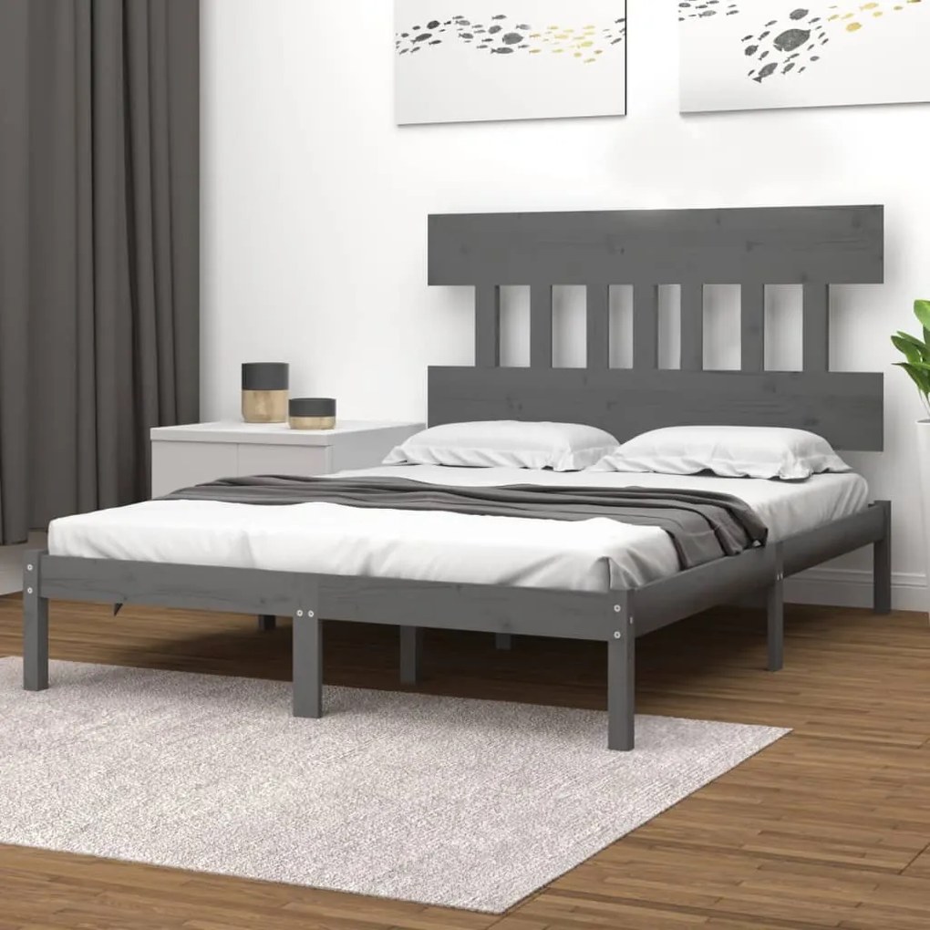 Giroletto Grigio İn Legno Massello 200x200 Cm /
