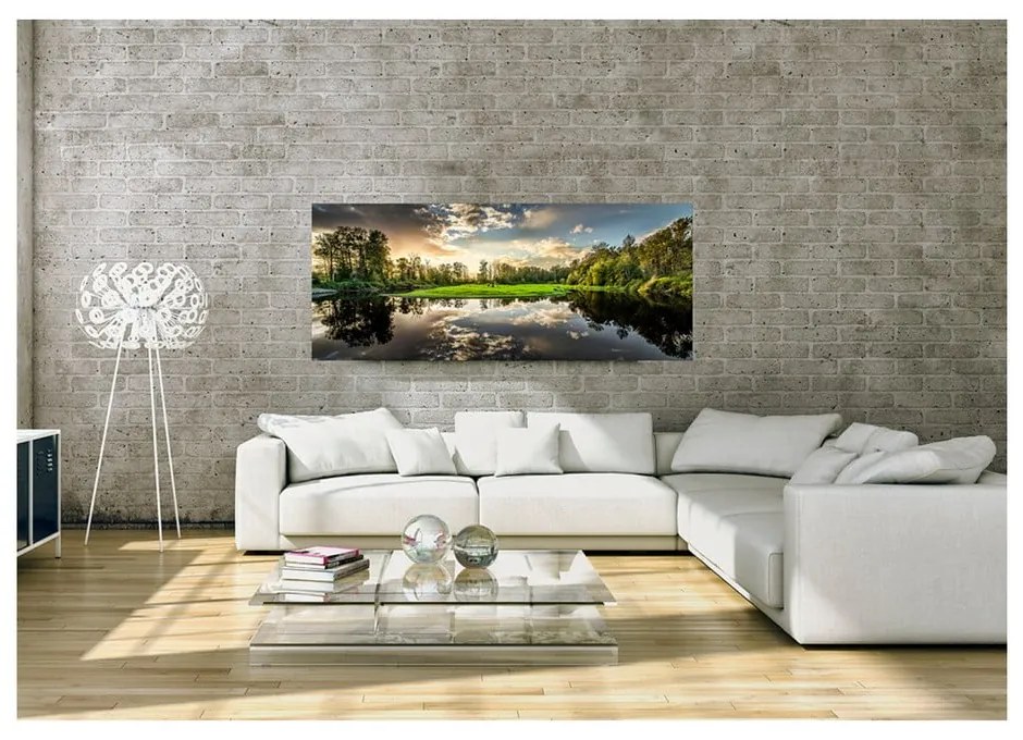 Immagine su tela, 50 x 125 cm Glasspik Nature - Styler