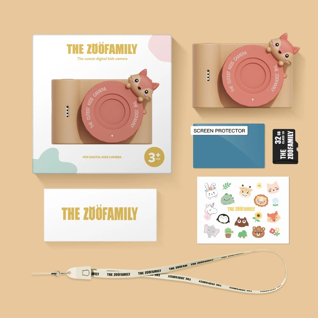 Macchina fotografica digitale per bambini Urban ZOO - volpe