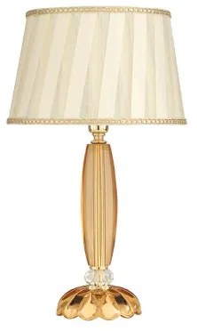 Lampada da tavolo CECILIA 25x45 cm in cristallo Ambra