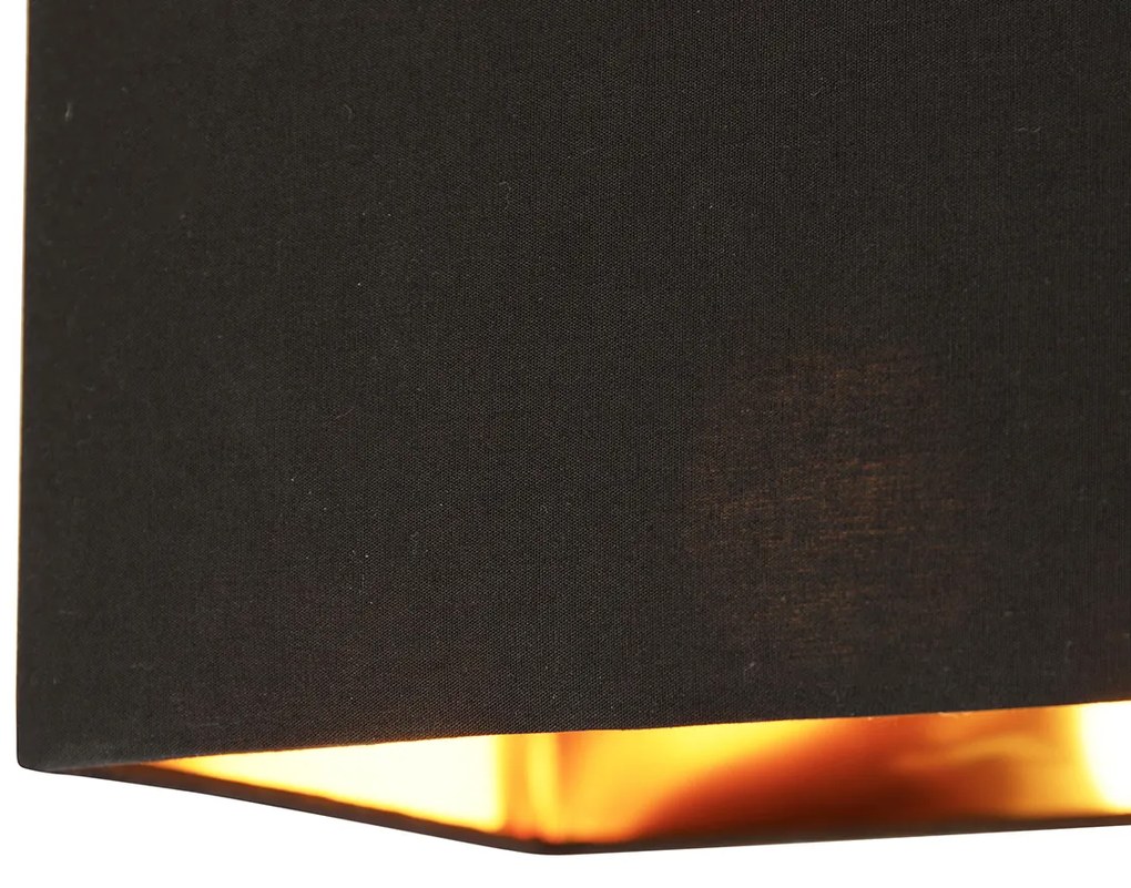 Plafoniera intelligente nera con oro incl. Wifi P45 - VT