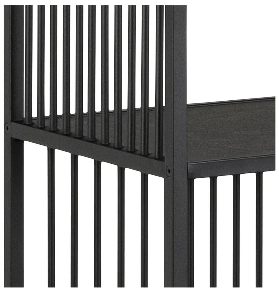 Libreria nera in pietra 85x185 cm Strington - Actona