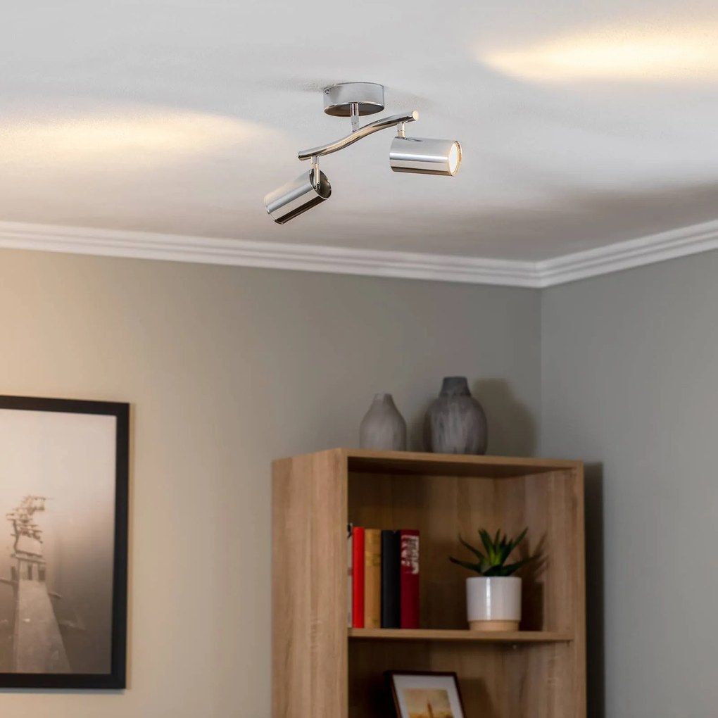 Lucea Faretto da soffitto Spotte, cromato, a 2 luci