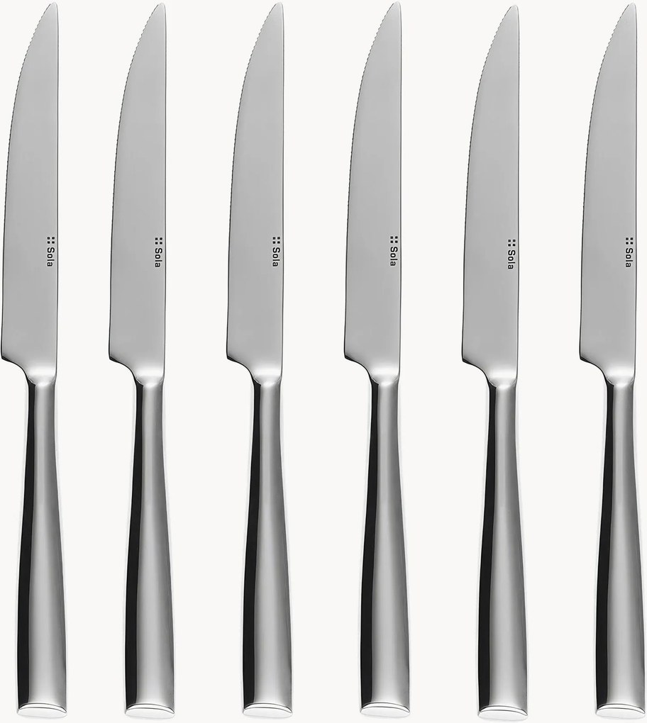 Set di 6 coltelli da bistecca in scatola magnetica Vail