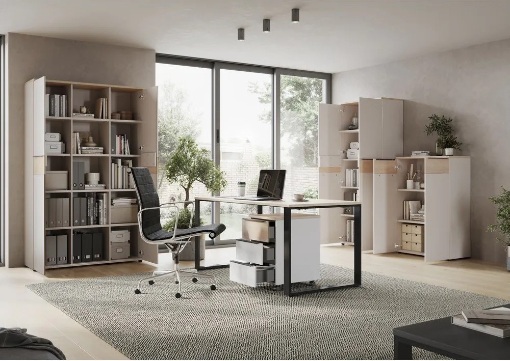 Scrivania con effetto rovere 80x160 cm Oviedo – Germania