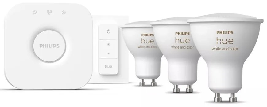 Smart starter pack 5 pz GU10, 6 W White and color ambiance - Philips Hue