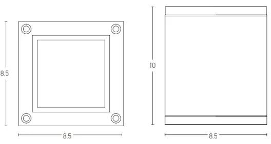 Zambelis E270 - Luce Spot da esterno 1xGU10/35W/230V IP65 bianco