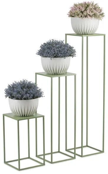 Portafiori 70x24 cm verde scuro