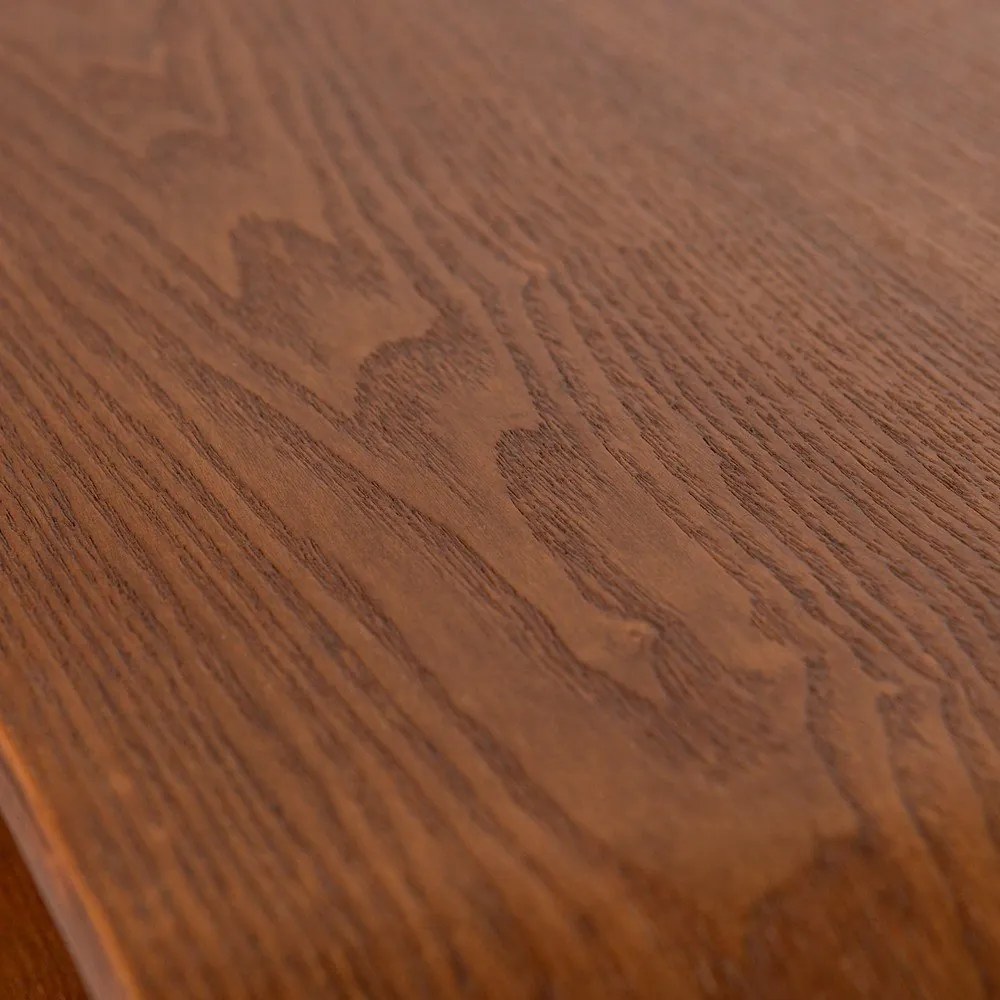 Tavolino con effetto noce 32x40 cm Frey – WOOOD