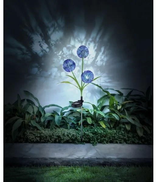 Globo 33599P - Lampada LED solare SOLAR 3xLED/0,06W/3V 5000K IP44 viola