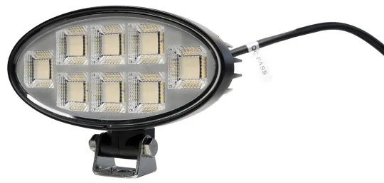 LED Faretto per macchina BLACK LED/160W/10-30V IP69 5700K ovale