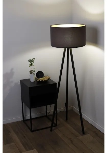 Lampada da terra STANDART 1xE27/60W/230V grigio/marrone