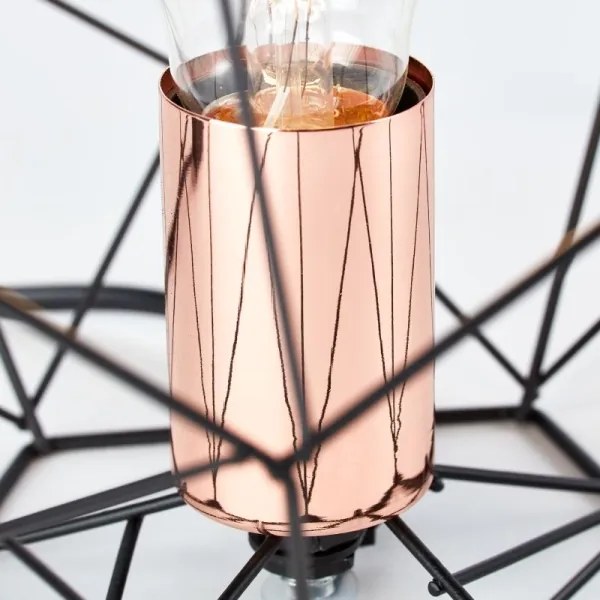 Brilliant - Lampada da tavolo SYNERGY 1xE27/60W/230V nero/rame