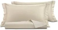 Parure copripiumino matrimoniale raso sabbia SmartDecoHome