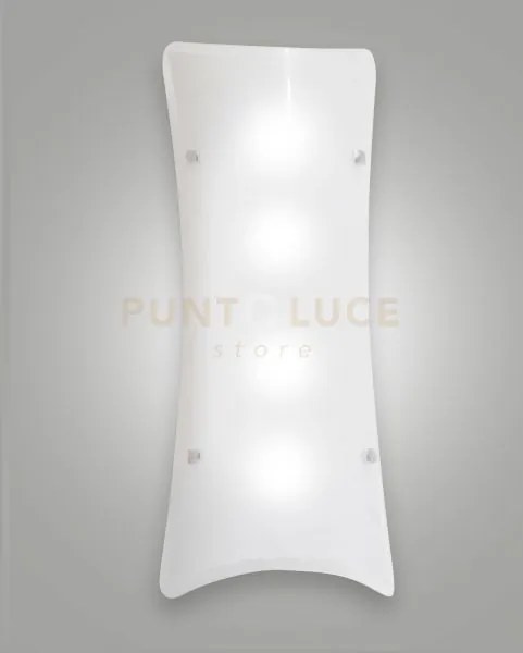Milton plafoniera bianca 30x70 cm. 3113-66-102