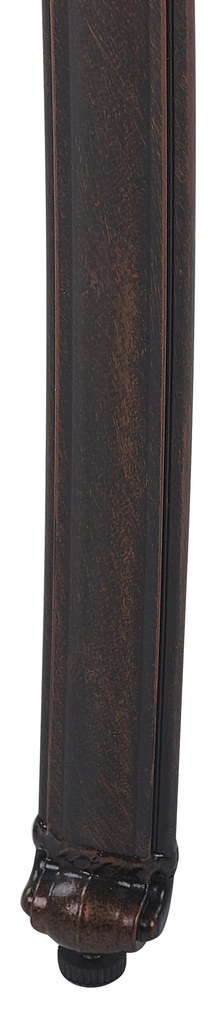 Set di 4 sedie da giardino alluminio marrone scuro ANCONA Beliani
