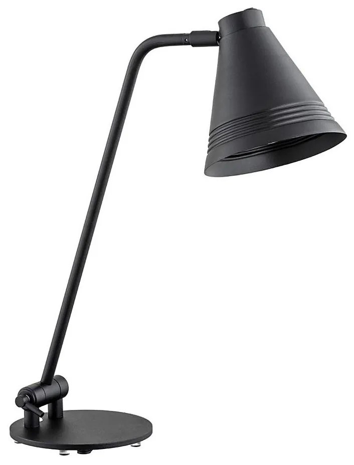 Argon 8002 - Lampada da tavolo AVALONE 1xE27/15W/230V nero