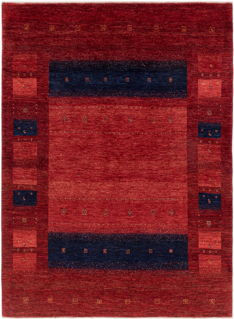 Loribaft Tappeto persiano 170x230 Rosso (Iran) Annodato A Mano