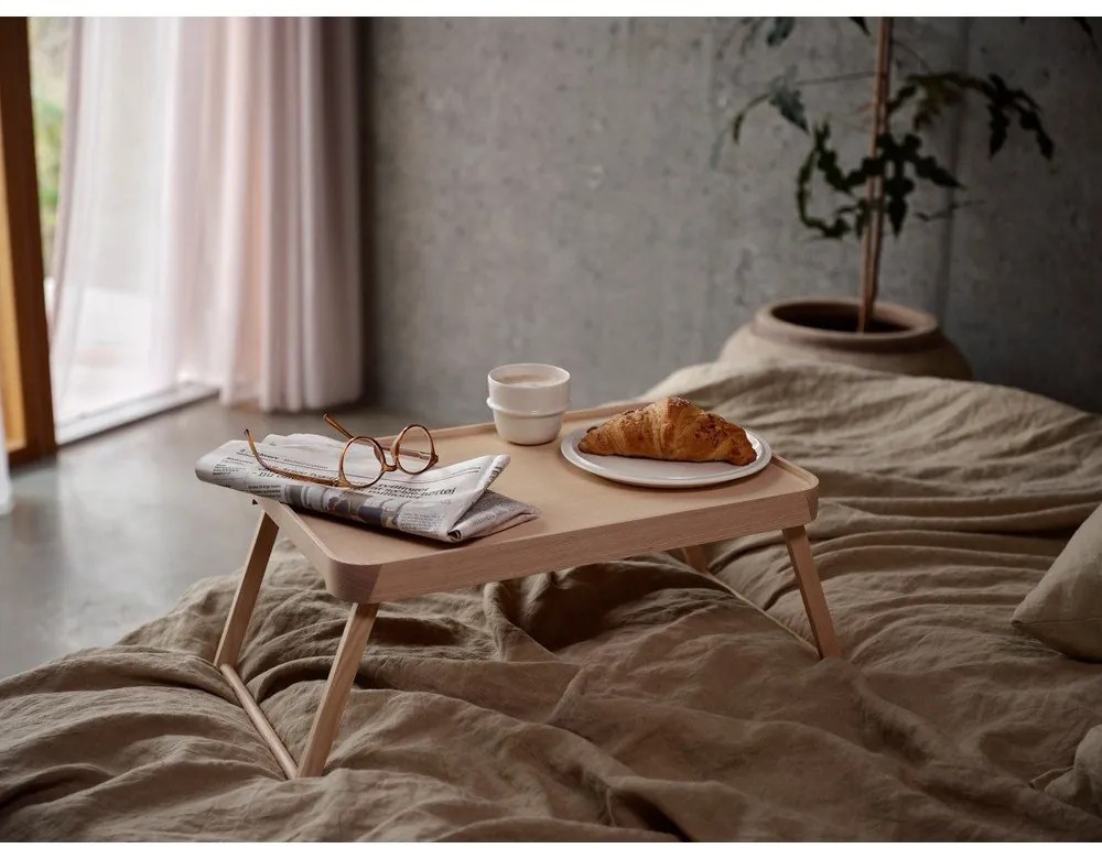 Tavolino in frassino massiccio 32x49,5 cm Inu – Zone