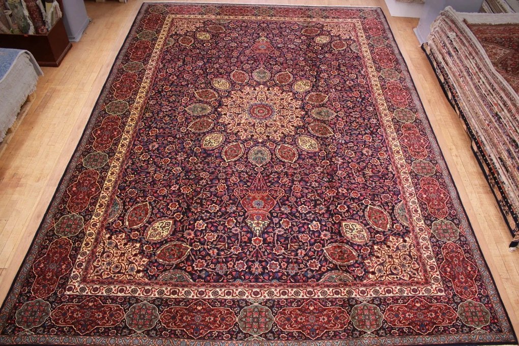 Tabriz Tappeto 380x540 (Iran) Annodato A Mano