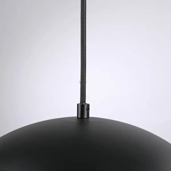 Schöner Wohnen 11728-18 - Lampada a sospensione ALI su cavo 1xE27/25W/230V Ø 38 cm nero