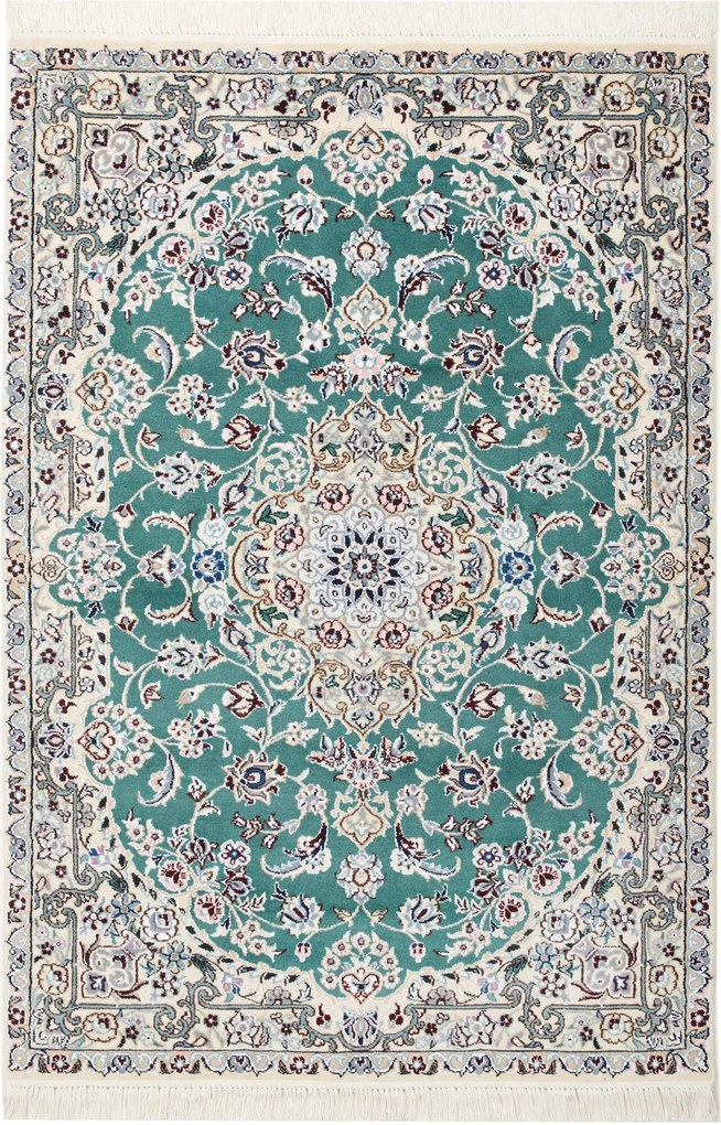 Nain Tappeto 100x150 (Iran) Annodato A Mano