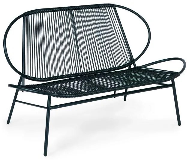 Mobili da giardino in rattan nero