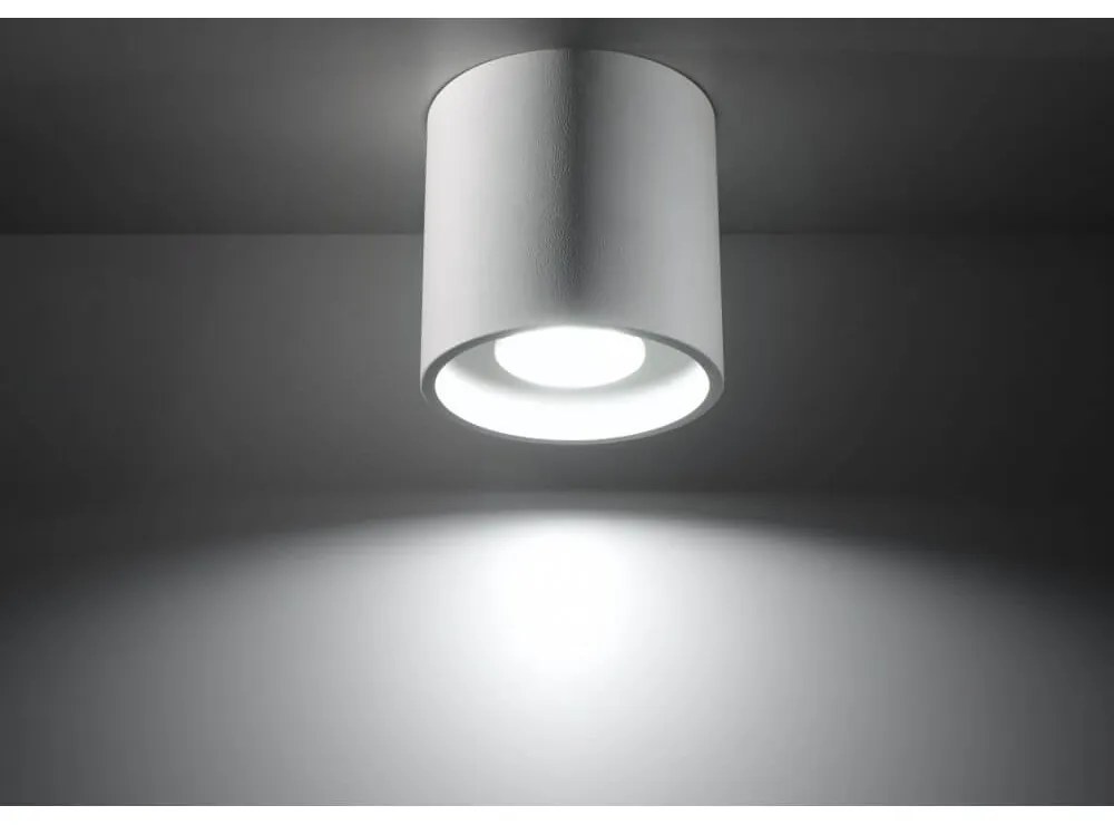 Plafoniera da Soffitto in Alluminio ORBIS 1 GU10 Bianca da Interno Colore del corpo Bianco
