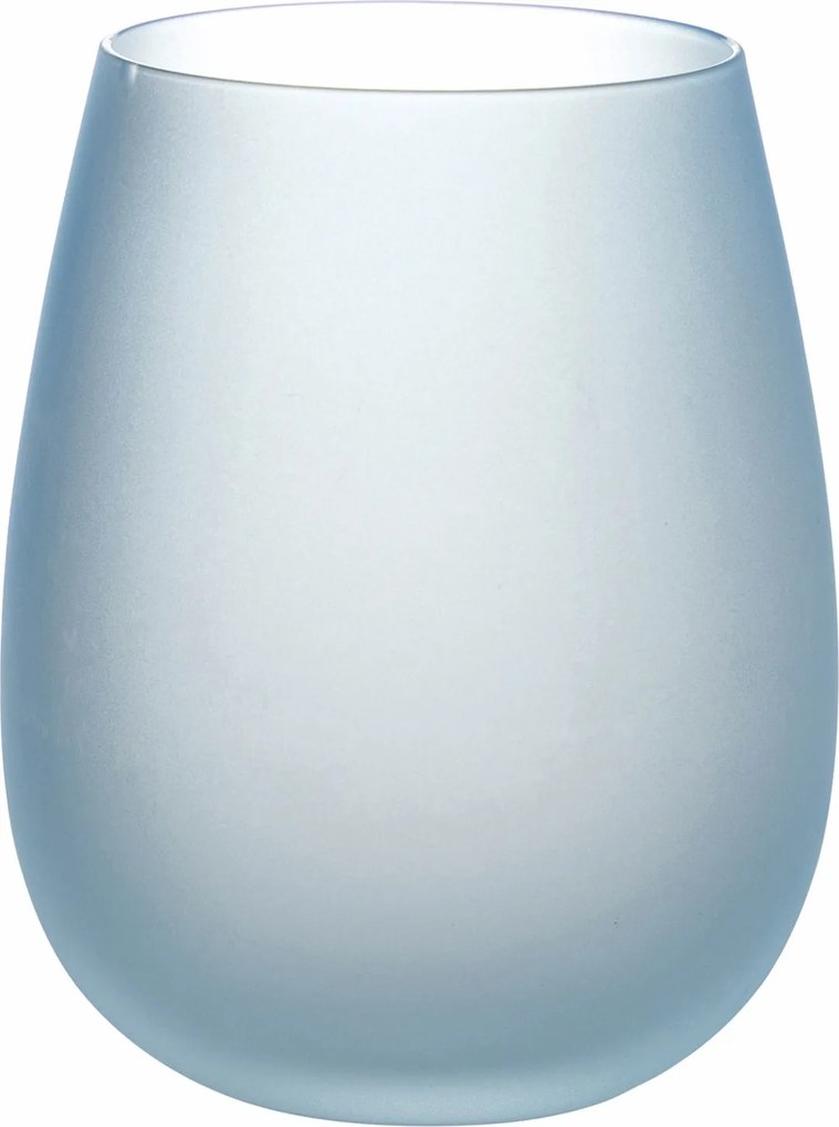 Set 6 Bicchieri Acqua Frosted in Vetro 500 ml VdE Tivoli 1996 Happy Hour...