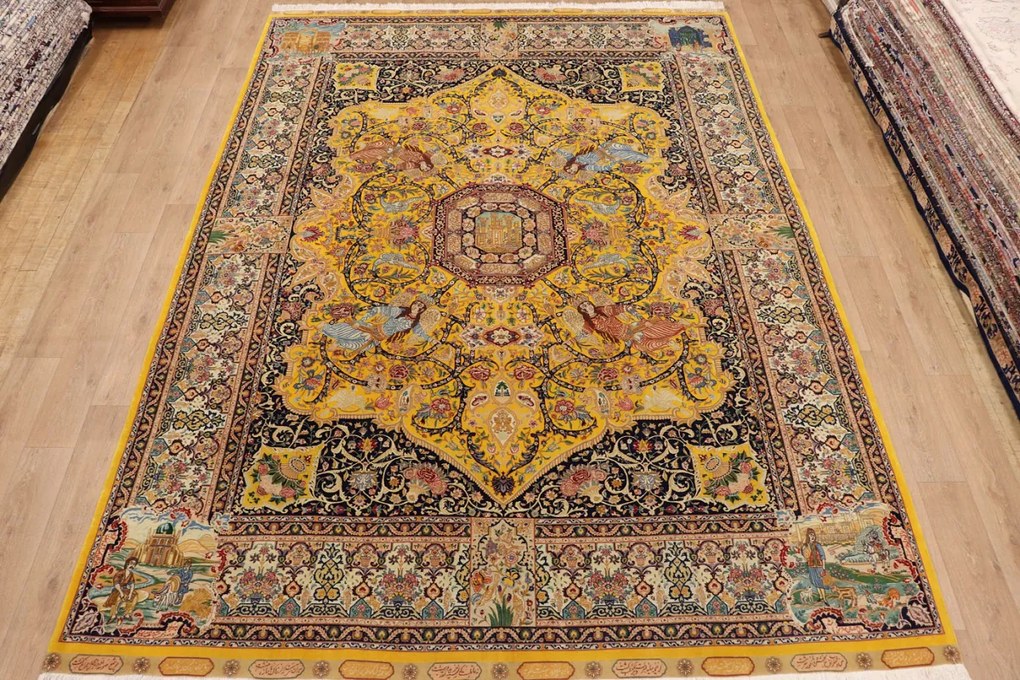 Tabriz Tappeto persiano 410 x 300 (Iran) Annodato A Mano