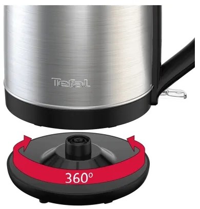Tefal - Bollitore SUBITO 1,7l 2400W/230V acciaio inossidabile/nero