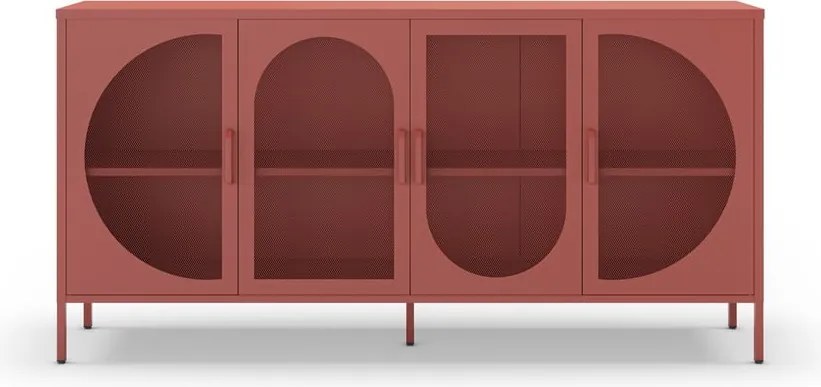 Cassettiera color mattone 160x90 cm Tayra - Marckeric
