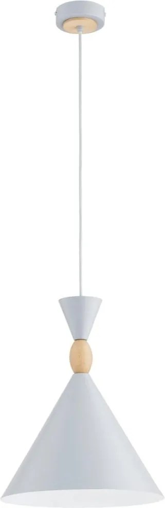 Lampada a sospensione con cavo FERYT 1xE27/15W/230V grigio