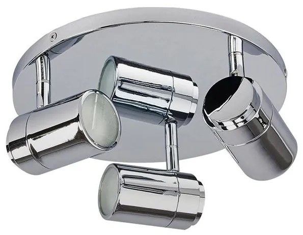 Lindby - Dejan 3 Round Plafoniera Chrome Lindby