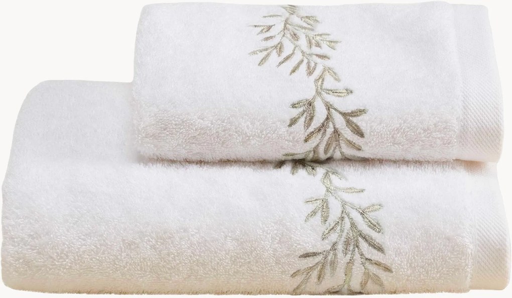 Set di 4 asciugamani in cotone Laurus