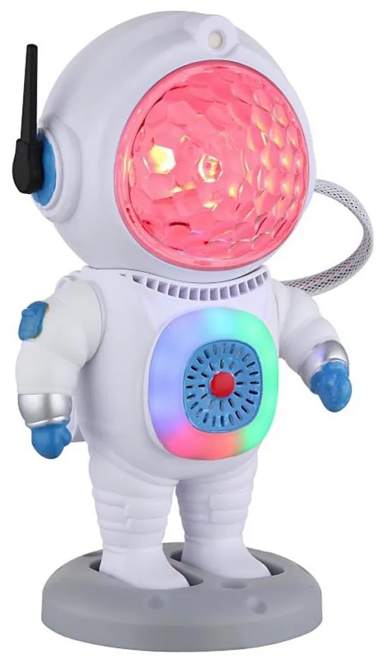 Globo 28084 - Lampada da tavolo LED RGB COSMO LED/6W/5V astronauta bianca