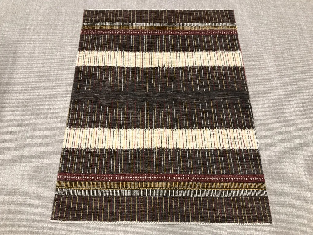 Loribaft Tappeto 200x150 Marrone (Iran) Annodato A Mano