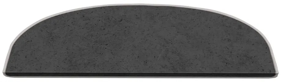 Gradini grigio scuro in set da 16 pezzi 20x65 cm Plain Color - Vitaus