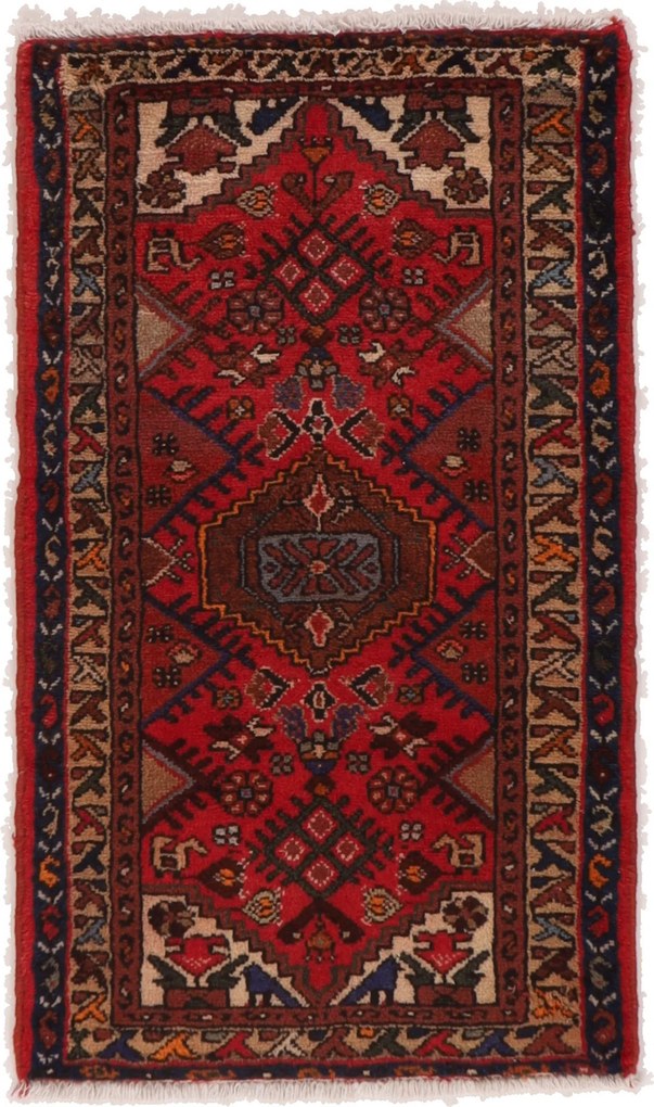 Hamedan Tappeto 60x110 (Iran) Annodato A Mano