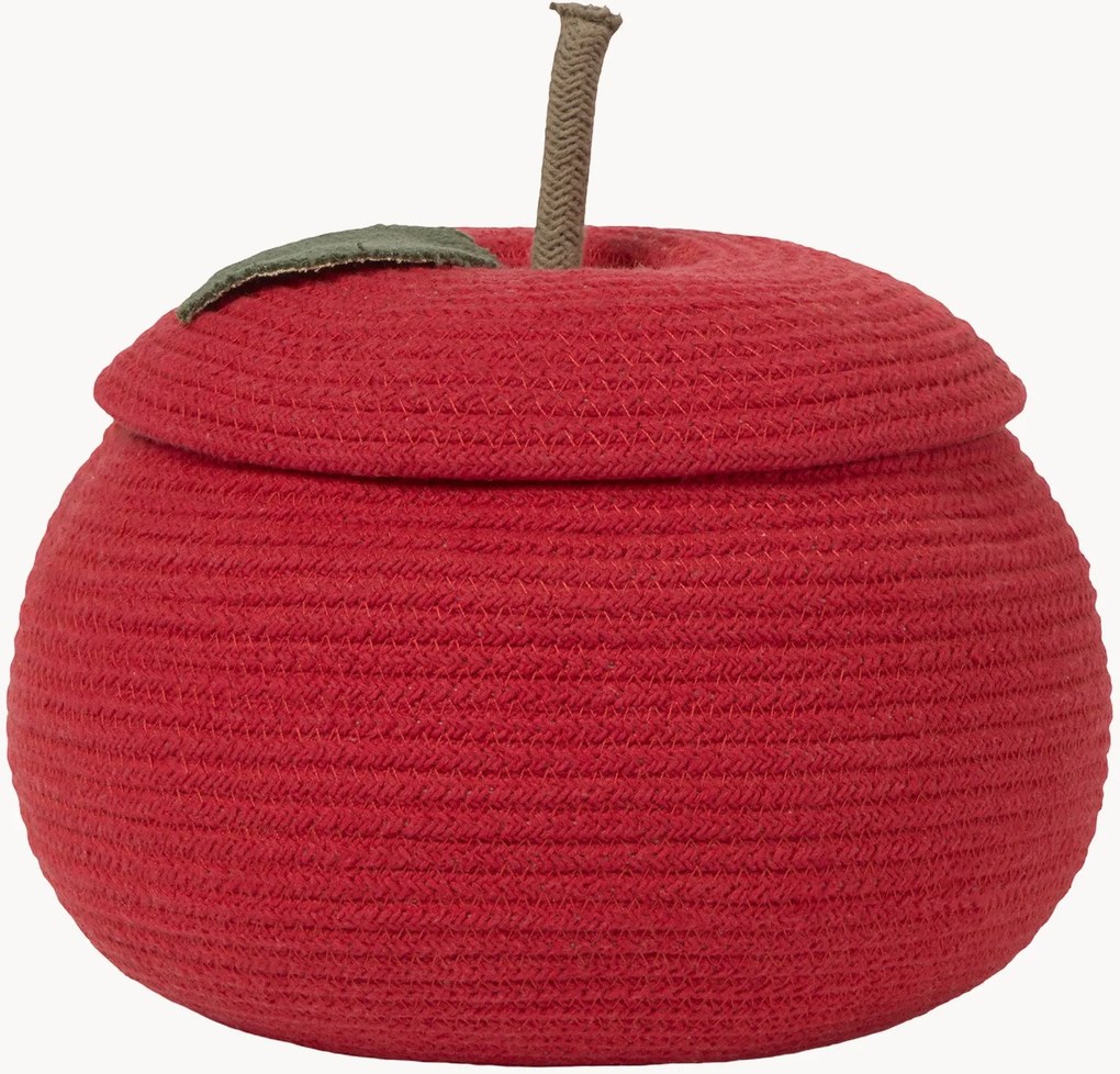 Cesto portaoggetti per bambini fatto a mano Back To School con coperchio