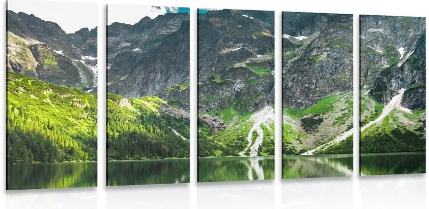 Quadri 5 pezzi – Morskie Oko nei Tatra