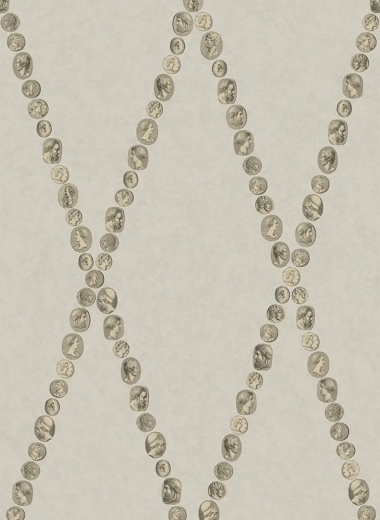Cole & Son Tapete Cammei - Soft Gold on Stone