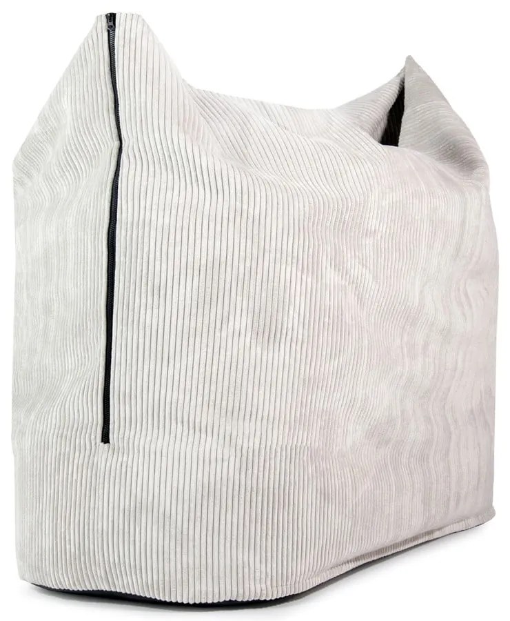 Pouf a sacco per bambini color mattone con rivestimento in velluto a coste Cocoon 120 – SLOWDOWN