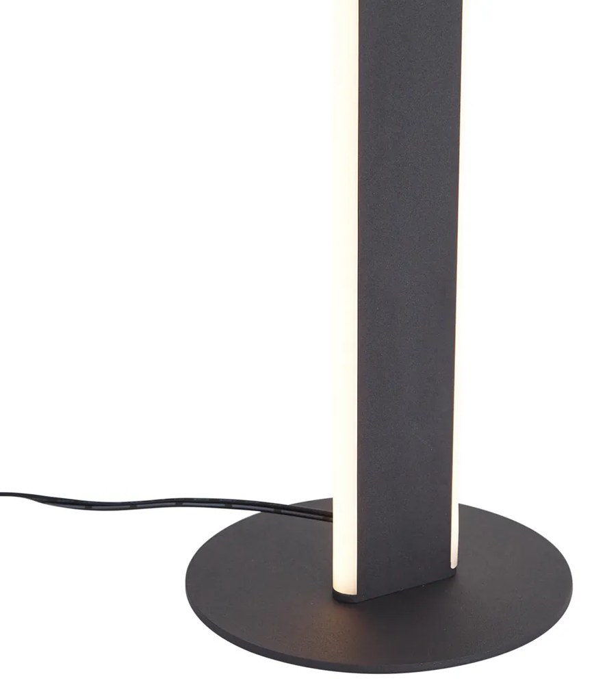 Lampada da tavolo di design nera con LED dimmerabile a 3 livelli - Gate