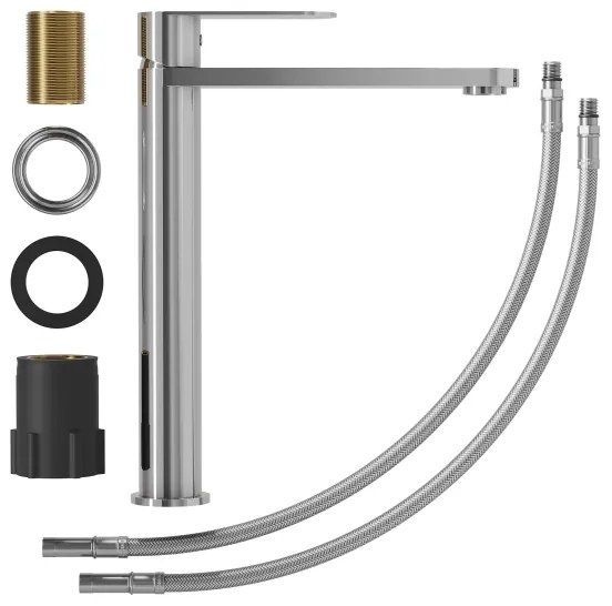 Miscelatore per lavabo TARNBY 27,3 cm, cromo lucido