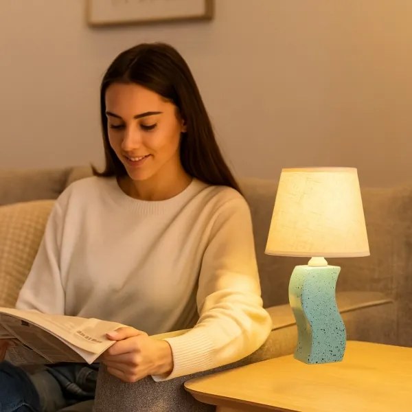 Rabalux 74074 - Lampada da tavolo DAYAMI 1xE14/40W/230V blu