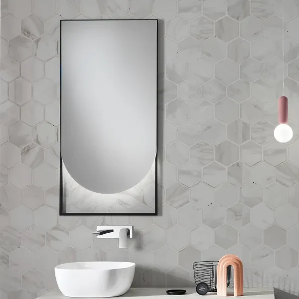 Cavalletto Porta Specchio In Legno Nero, Base Antiscivolo, Altezza 25 Cm